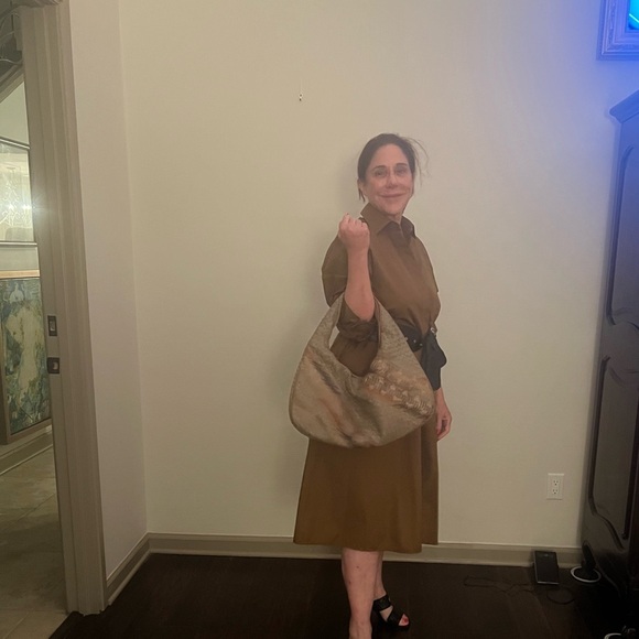 Authentic Rare.  Large Botega Veneta Embroidered Intrecciato shoulder Bag,… - Picture 9 of 12